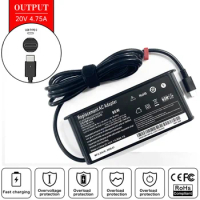 20V 4.75A 95W Laptop Ac Adapter Charger For Lenovo IdeaPad 5 Pro 16IHU6 5 15ITL05 (82FG) X1 Tablet 2016 2017 E480
