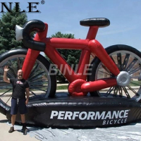 Custom inflatable bike model for outdoor advertising giant inflatable bicycle sale