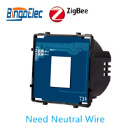 Bingoelec Zigbee Switch Part Neutral Wire Required Smart Switch Light Switces Smart Home google home