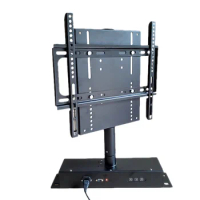 32-70 inch Motorized Height Adjustable TV Lift Floor Stands Rolling motorized tv lift tv mount stand audiovisual equipment