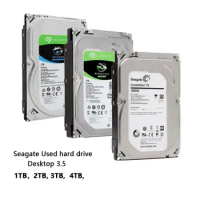 Seagate 1TB 2TB 3TB 4TB Desktop PC 3.5" Internal Mechanical Hard disk SATA 3Gb/s-6Gb/s HDD 5900-7200RPM 64MB/128MB Buffer(Used)