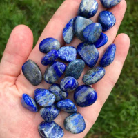 Lapis Lazuli (0.5" - 1.5") Lapis Lazuli Tumbled Stone - Tumbled Lapis Lazuli Healing Crystals and Stones - Lapis Lazuli Crystal