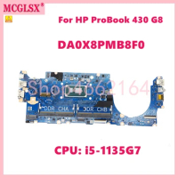 DA0X8PMB8F0 With CPU: i5-1135G7 Notebook Mainboard For HP ProBook 430 G8 Laptop Motherboard 100% Tested OK