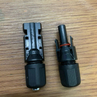 ขั้วต่อสายโซลาร์เซลล์ MC4 Solar Connector (1 คู่ ผู้+เมีย)