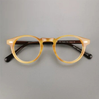Gregory Peck Glasses Frame OV5186 Vintage Retro Small Round Optical Frame Oval Spectacle Reading Myopia Eyeglasses For Men Women