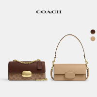 COACH 蔻馳官方直營 ELIZA/ANDREA CARRYALL經典Logo 托特包 斜背包(多款多色可選)