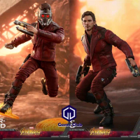 Hot Toys MMS539 1/6 Male Soldier Avengers 3 Star Lord Peter Quill Avengers Infinity War Full Set Model 12Inch Action Figure Body