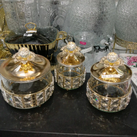 [COD]Toples Keristal Sultan Kedap Udara Satu set isi 3.