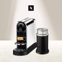 Nespresso 登記贈15%mo幣！膠囊咖啡機 CitiZ Platinum 奶泡機組合(瑞士頂級咖啡品牌/義式)