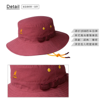 KANGOL-UTILITY CORDS JUNGLE 漁夫帽-莓紅色  W24S5302CI