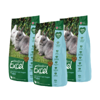 【Burgess 伯爵】幼兔及侏儒兔糧1.5kg（3包）-原味薄荷(兔飼料/小動物飼料)
