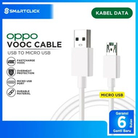 Kabel Data Oppo Fast Charging VOOC 1m Original Micro USB