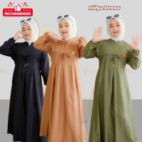 Hilya Long Dress Gamis Anak Perempuan Modern Bahan Rayon Twill Gamis Lebaran Gamis Terbaru Gamis Gam