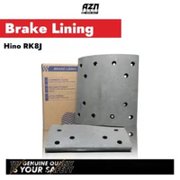 Kampas rem HD RR (Brake Lining) AZN untuk Hino RK8J
