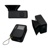 For GoPro Hero 9 Black Sports Camera Lens Cap/Hoods Anti Glare /Sunshade Light Flares Shield/Lens Cover Accessories 3D Printing