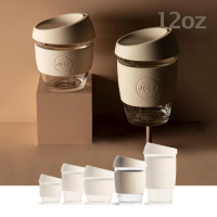 澳洲JOCO啾口玻璃隨行咖啡杯12oz|354ml-五種顏色