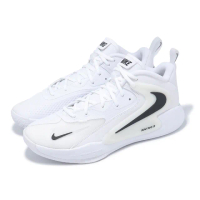 【NIKE 耐吉】排球鞋 Zoom Hyperset 2 男鞋 白 黑 緩震 羽排鞋 室內運動(FQ7070-101)