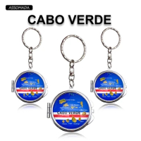 Exquisite Cape Verde KeyChain Mirror North Atlantic Ocean Island Specialty Souvenir Caboverdiano Gif