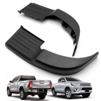 5X Rear Bumper Step Plate Black For Toyota Hilux Revo Rocco 2015 -2019