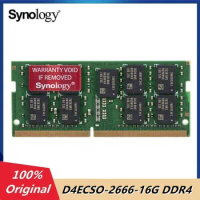 Original Synology 16GB DDR4 2666Mhz Unbuffered ECC SODIMM RAM Memory Module DDR4 (D4ECSO-2666-16G)