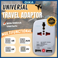 [HIGH QUALITY] Universal Adapter 3 Pin Plug with USB | Travel Charger Multi Plug Extension Adaptor P