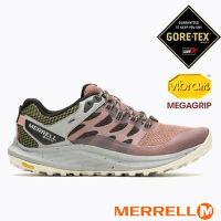 【MERRELL】女 ANTORA 3 GORE-TEX 防水輕量越野健行鞋.登山鞋_ML067816 玫瑰色
