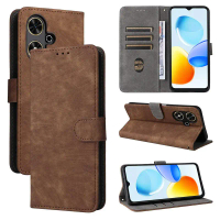 Sarung Telefon Magnetik Kulit Perniagaan Pelindung, Sesuai untuk Honor Play 50 5G dan Honor Play 50M