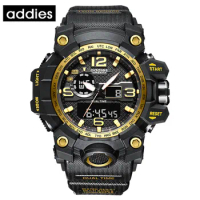 Addies Men Military Top Brand Watch 50mWaterproof Wristwatch LED Alarm Clock Sport Watch Male Sport Watch Men relogios masculino