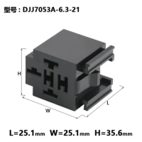 200 sets 5 Pin Automotive Relay Base Connector Relay Sockets With Metal Pins plug DJJ7053A-6.3-21
