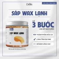 V Sáp wax lông Drliis 350gr sáp wax lạnh dùng wax lông nách, chân, tay, độ bám lông cao sạch tận châ