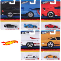 Genuine Hot Wheels Car Porsche Edition Automobile Speedster 911/935/356/944 Turbo Cayman Diecast Toys for Boys 1:64 Models Sedan