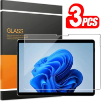 (3 Packs) Tempered Glass For Microsoft Surface Go Pro 2 3 4 5 6 7 8 X 10.5 12.4 Anti-Scratch Screen Protector Tablet Film