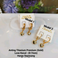 Anting titanium jurai love
