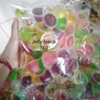JELLY INACO REPACK Berat 1000g mix rasa Food Puding Jeli Makanan