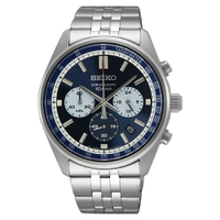 送禮首選★SEIKO 精工亞洲限定款熊貓夜光光動能計時手錶-41.5mm (8T63-00W0B/SSB427P1) SK005 附提袋【全館滿額折價★APP下單點數4倍送】線上購買享_實體門市同步服