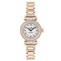 COACH 女錶 24mm 手錶 腕錶 晶鑽錶 14502405 鋼錶帶 女錶 手錶 腕錶 晶鑽錶 玫瑰金色(現貨)▶指定Outlet商品5折起☆現貨