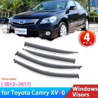 Windshield for Toyota Camry XV50 50 Aurion Daihatsu Altis 2012~2017 Accessories Deflectors Car Side Windows Visors Rain Eyebrow