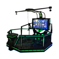 Entertainment Device HTC Vive Standing Up Virtual Reality 9D VR Standing Walker Gun Shooting Simulator Amusement Arcade Machine