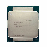 E5 2630 V3 CPU for Intel Xeon E5 2630V3 Procesador SR206 E52630 V3 2.4 Ghz 8 Core 85W LGA 2011-3 Computer Processor