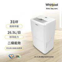 【Whirlpool 惠而浦】WDEE60AW 除濕機 26.5L/日 適用31坪◆可退稅1200◆