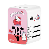 XPOWER X SANRIO TA45B JY-313-HK1 45W 3個Type-C介面/2個USB 6輸出旅行適配器 Hello Kitty 白色 (V018) 