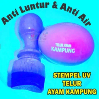 Stempel Telur Ayam Kampung Tinta UV | Stempel Telor Tinta UV | Stempel Telur Cekung Custom Tinta UV