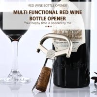AH SO Wine Corkscrew Two-Prong Cork puller Old Vintage Bottle Opener Remove Fragile Wine Corks Bar Tools