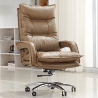 Kneeling Office Chair Leather High Back Work Comfortable Office Chair Gameing Ergonomic Cadeiras De Escritorio Luxury furniture