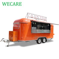 WECARE Carros De Comida Pizza Food Truck Hotdog Cart Mobile Food Service Trailer for Sale
