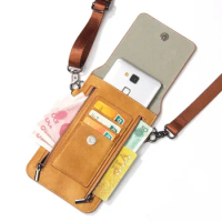 Lady Shoulder Belt Mobile Phone Leather Case Zipper Card Wallet Pouch For HTC U11,One X10/A9s/X9/E9S/M8S/E9+/M9+/M9 Plus/m8