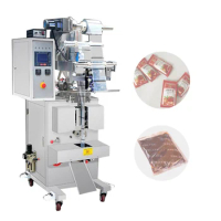 Automatic Packing Machine For Honey Shampoo Paste Sauce Vertical Three Sided Sealing Four Side Seal Paste Packaging Machine