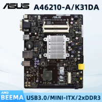 ASUS A46210-A/K31DA/DP_MB Motherboard 2x DIMM Max. 8GB DDR3 Mini-ITX Form Factor Onboard CPU AMD Chipset Used Mainboard