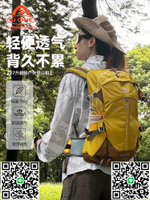 艾王登山包戶外輕量化徒步雙肩包22升防水耐磨背包便捷出行旅游包-淘淘屋