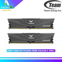 RAM TEAM T-FORCE VULCAN Z DDR4 16GB KIT (2X8GB) 3600MHZ DARK GRAY